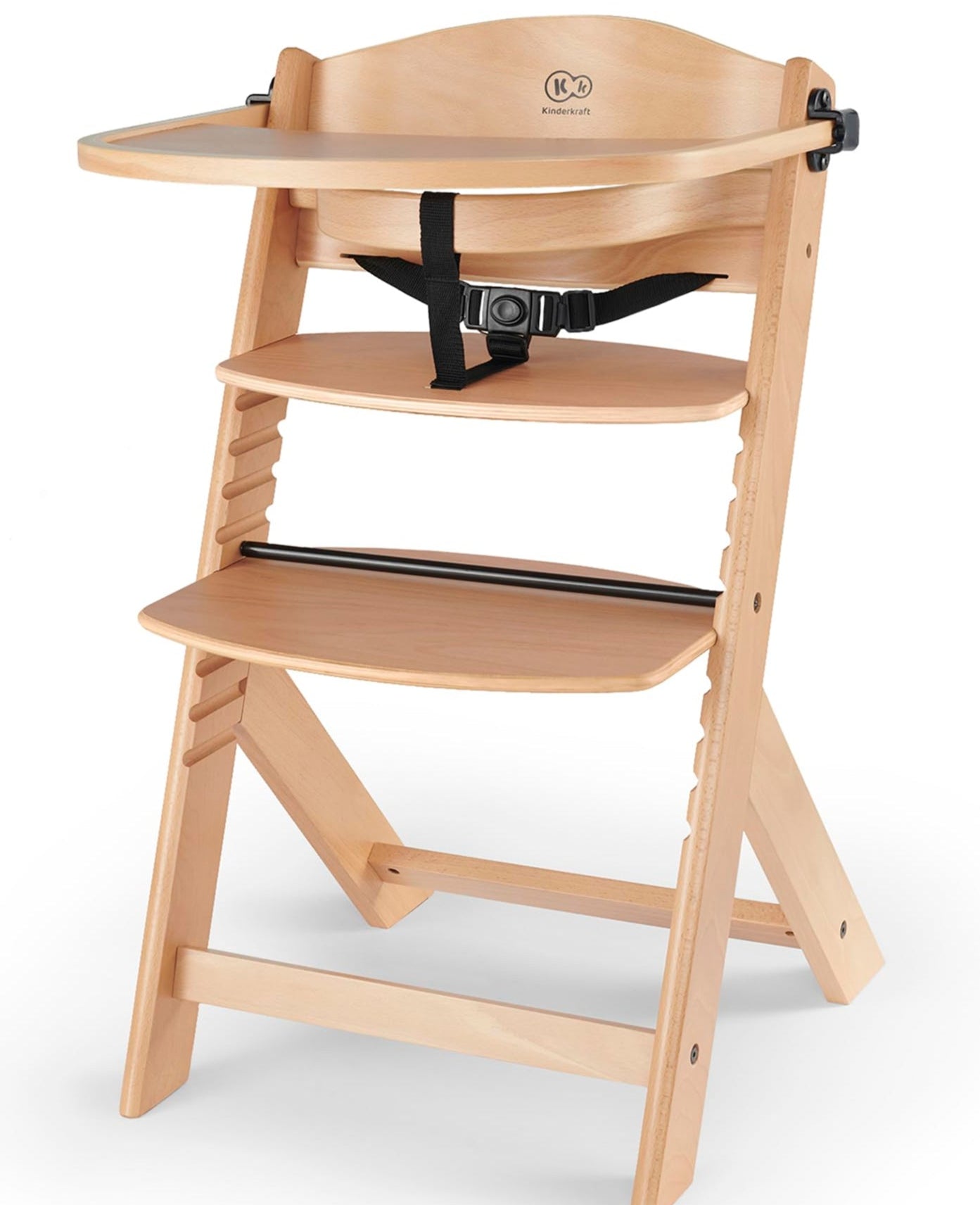 Trona Bebé Madera – Evolutiva, Ergonómica, Bandeja