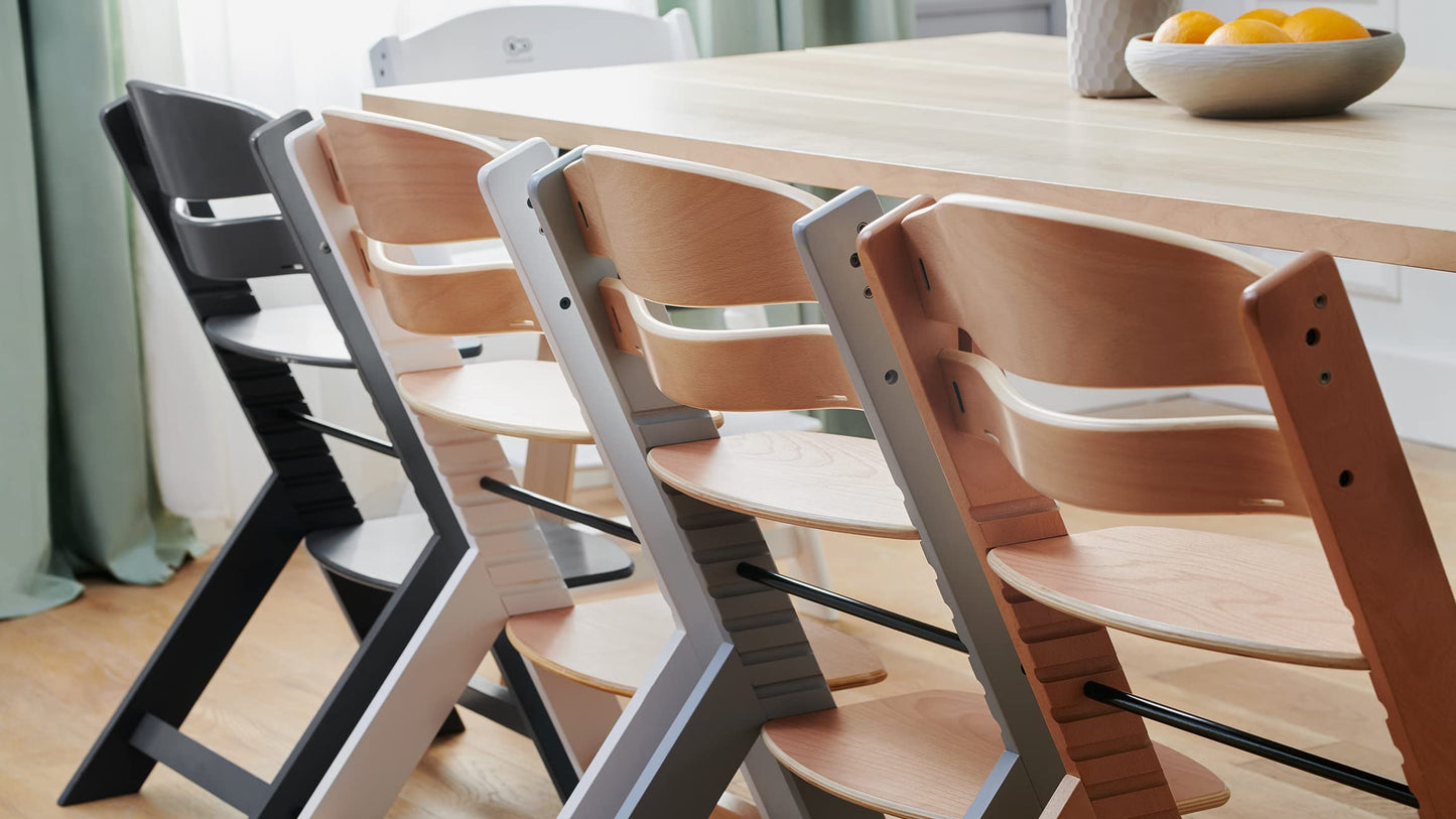 Trona Bebé Madera – Evolutiva, Ergonómica, Bandeja